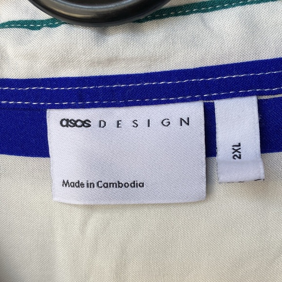 COPY - ASOS Design men’s button down short sleeve size 2XL. - Picture 3 of 3